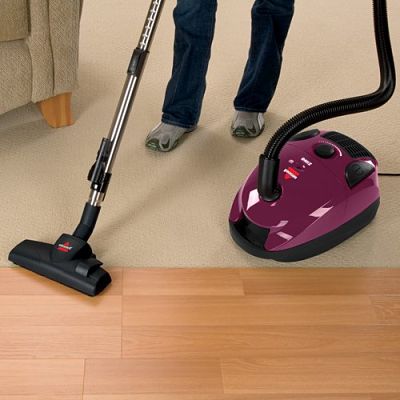 bissell canister vacuum for hard wood floors