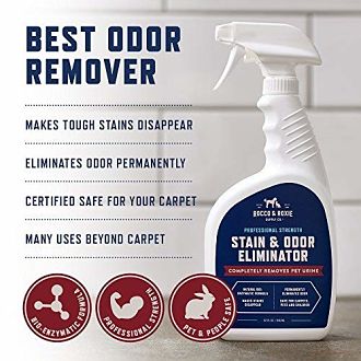 best spot carpet spray for pet urine stains